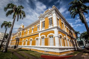 Palácio da Instrução, prédio onde está localizada a Biblioteca Pública Estadual Estevão de Mendonça  - Foto por: Mayke Toscano/Secom-MT