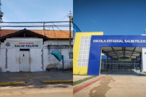 Escola Estadual Salim Felício foi uma das estruturas completamente reformadas pelo Governo                             Crédito - Arquivo e Michel Alvim-Secom/MT