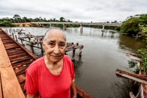 Alaide Rodrigues dos Santos mora no mesmo lugar desde 1975 e é testemunha dessa mudança                             Crédito - Mayke Toscano/Secom-MT