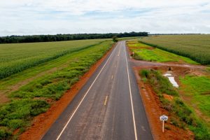 MT-329 em Sinop, uma rodovia diagonal  - Foto por: Daniel Berigo/Secom-MT