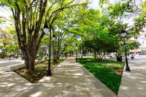 Praça Dom Wunibaldo em Chapada dos Guimarães - Foto por: Marcos Vergueiro/Secom-MT