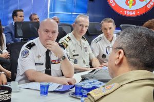 General francês Bruno Maestracci é do Departamento de Serviços de Incêndio e Salvamento da região de Seine e Marne  - Foto por: Secom-MT