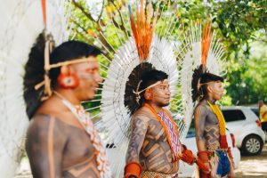 10º Encontro Indígena, realizado em 2023, no Museu de História Natural de Mato Grosso.  - Foto por: Mellissa Rocha - Acervo do Museu de História Natural