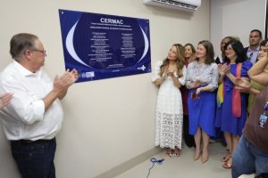 A primeira-dama Virginia Mendes e o secretário de Estado de Saúde, Gilberto Figueiredo, oficializaram a inauguração do espaço Crédito - Jana Pessoa