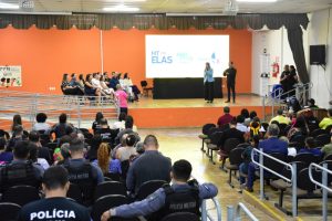 Idealizado pela primeira-dama Virginia Mendes, o evento tem por finalidade, capacitar os gestores de diversas áreas no enfrentamento à violência doméstica - Foto por: João Reis