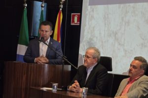 Governador Mauro Mendes ressaltou a importância de leis mais duras contra quem comete crimes ambientais                             Crédito - Lucas Rodrigues/Secom