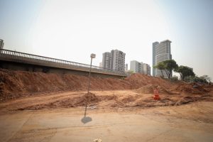 Obras de escavação de túnel em Cuiabá - Foto por: Secom-MT