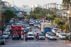 Trânsito nas avenidas de Cuiabá                             Crédito - Meneguini/Gcom-MT