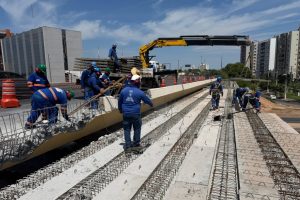 Obras no Viaduto da Avenida Miguel Sutil - Foto por: Fiscalização/Sinfra-MT