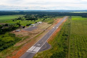 Uma das obras foi a do Aeroporto Municipal de Juara, que era aguardada há muitos anos pela população da região                             Crédito - Daniel Berigo/Secom-MT