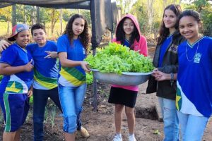 Capacitação incentiva os jovens de famílias de produtores familiares a ficarem no campo                             Crédito - Seduc-MT