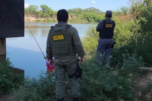 Os agentes ambientais estão em campo fiscalizando a pesca ilegal e realizando o trabalho preventivo, por terra e água.                             Crédito - Sema-MT