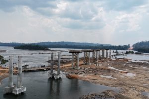 Ponte sobre o Rio Juruena - Foto por: Fiscalização/Sinfra-MT