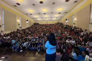 Aulão reuniu cerca de 400 estudantes no auditório do Liceu Cuiabano - Foto por: Assessoria