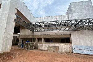 Nova sede do Cermac e MT Hemocentro já está com 45% das obras concluídas Crédito - SES-MT