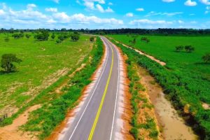 Estado investiu R$ 13,8 milhões para a obra da asfaltamento da rodovia  - Foto por: Reprodução